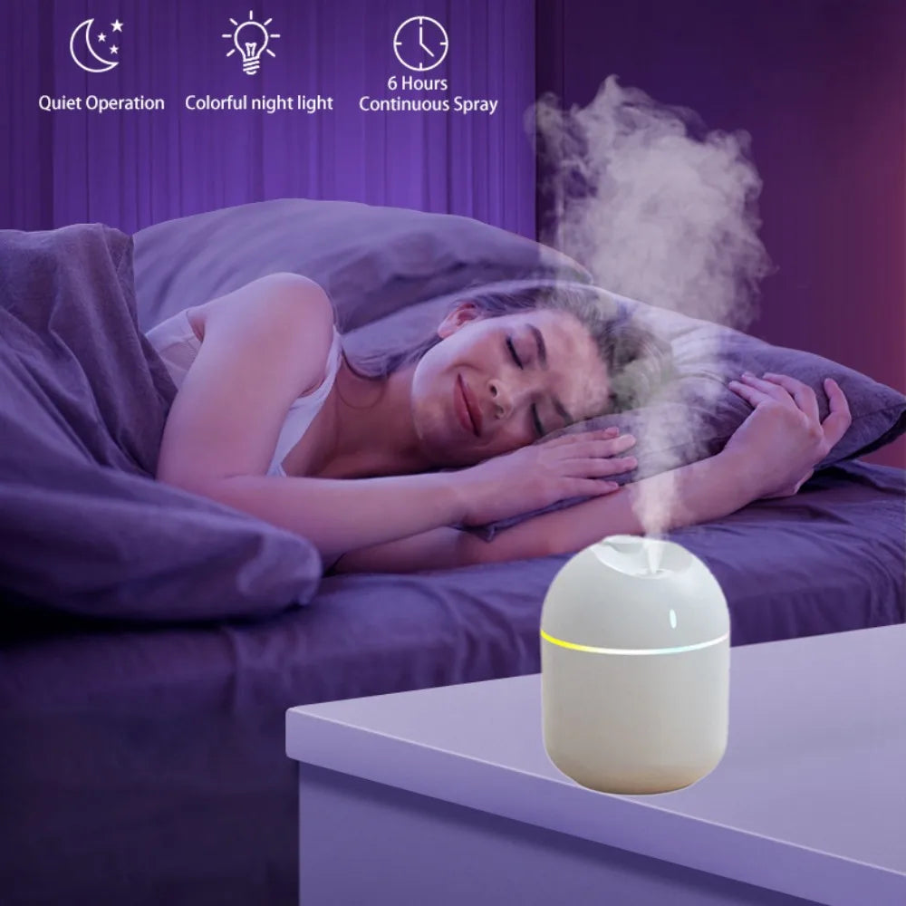 270ML USB Air Humidifier with LED Night Light